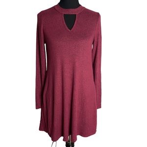 By x By Knit Sweater Tunic Top Large